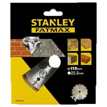 Řezný kotouč Stanley kotouč segmentový na beton/cihly O 115 x 22,2 mm