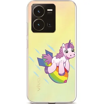 Pouzdro na mobilní telefon Kryt Vivo Y35 Flying Unicorn (obal neboli pouzdro na Vivo Y35)