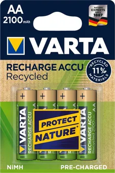 Článková baterie Varta Recycled dobíjecí AA 4 ks