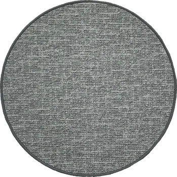 Koberec Kusový koberec Alassio šedý kruh, 300x300 (průměr) kruh, šedá, chodba / předsíň, Vopi - 1 rok na vrácení + DOPRAVA ZDARMA k Vám i zpět