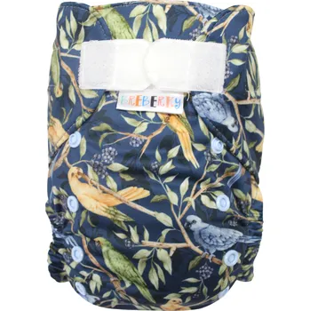 Plena Breberky BIO Bambusová kapsová plenka (M) - Papoušek Indigo SZ