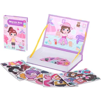 Magnetická kreslící tabulka Kreativní magnetická skládačka módní salón