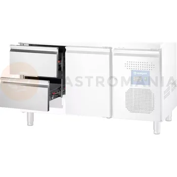 Modul 2 šuplíků do chladících stolů GN 1/1 s bočním agregátem | STALGAST, 831000