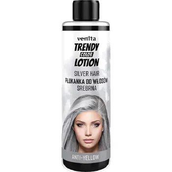 Kosmetika Venita Salon Anti-Yellow Color Revitalizing Lotion - tónovací voda na vlasy, 200 ml SILVER - stříbrná
