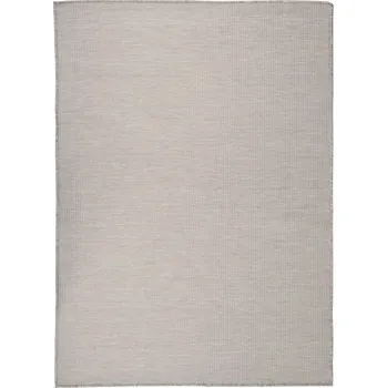 Bytový textil vidaXL Venkovní hladce tkaný koberec 200x280 cm světle šedý