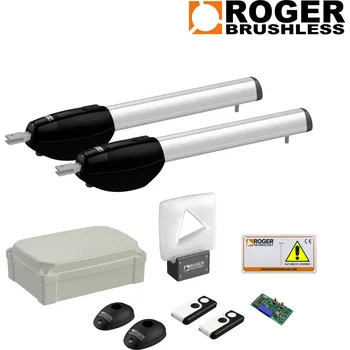 Pohon brány ROGER TECHNOLOGY BE20/210 kit - Roger Brushless pohony křídlových bran do 5m průjezdu