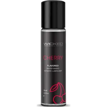 Lubrikační gel Lubrikační gel WICKED AQUA Cherry Flavored 30 ml - s kupónem KUP15 cena 161 Kč + extra diskrétní expedice