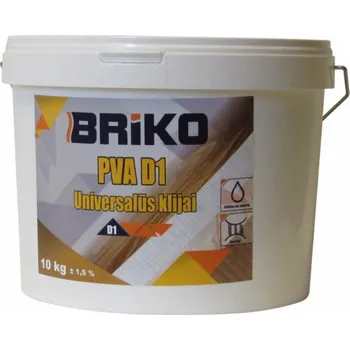 Barva na vlasy Univerzální lepidlo na dřevo PVA Briko, 10 kg