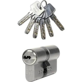 Vložka do dveří Richter Vložka bezpečnostní EURO XSTAR 45/60, Nikl, 6klíčů