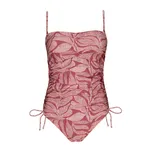 Plavky Barts AKAMU BANDEAU ONE PIECE Morganite velikost 42
