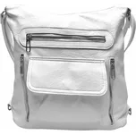 Praktický bílý kabelko-batoh 2v1 s kapsami Bellis