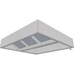 Gastro digestoř ostrůvková Šířka [mm]: 4 000, Hloubka [mm]: 2 200