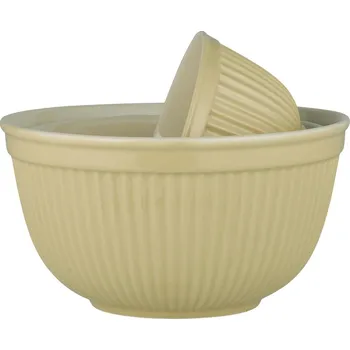 IB Laursen Keramické mísy Mynte Wheat Straw - sada 3 ks