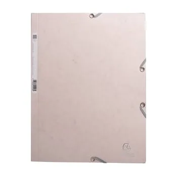 Archivační box Exacompta spisové desky s gumičkou a štítkem Skandi, prešpán, A4 maxi, lososová