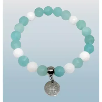 Náramek Náramek znamení RYBY s ocelí