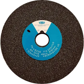 Brusný kotouč Tyrolit T416256 | Brusný kotouč plochý 125x20x20 mm, 49C60K9V40 (Z60)