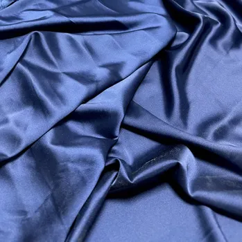 Armani satén Navy (E) (Lehká vzdušná šatovka)