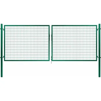 brána PILECKÝ Solid ZN+PVC 360,5 x 120 cm zelená