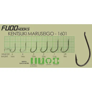 Rybářský háček Fudo Kentsuki Maruseigo 1 (bal.11ks)