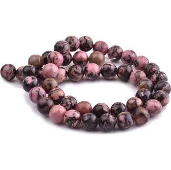 Drahý kámen Rodonit tmavý 8mm