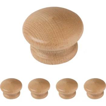Nábytkové kování Walteco Nábytkový knopek Humberto, průměr 44mm, buk lakovaný, FSC Množství: 5 ks