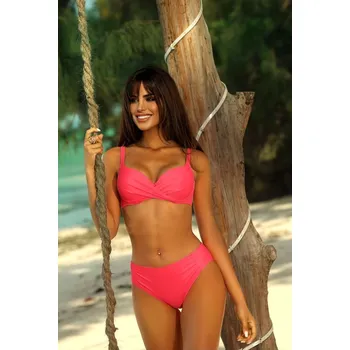 Dámské plavky Dvoudílné plavky Lorin L2586 růžové Velikost kalhotek: 36 (S), Obvod pod prsy: 70 cm (vel. 36), Košíček: E