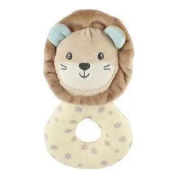 Hračka pro kojence Teddies Lev/Lvíček chrastítko plyš 18 cm