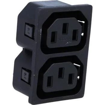 Elektrická zásuvka Konektor IEC60320 C13 (F) zásuvka IEC-D-S2-150