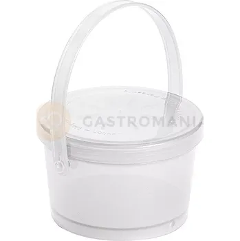 Servírovací stolek Opakovaně použitelný box na polévku, bílý | CONTACTO, 1106/350