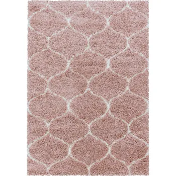 Ayyildiz Kusový koberec Salsa Shaggy 3201 rose Rozměry koberců: 80x250