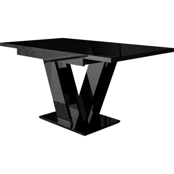 Jídelní stůl Rozkládací stůl Herkulan, Barva: černá lesk MIRJAN 5903211122286