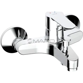 JIKA Enyo Baterie vanová nástěnná, rozteč 150 mm, bez příslušenství, chrom, H3212G70044001