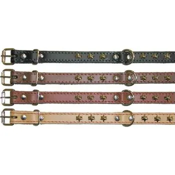 Obojek pro psa Chopo Obojky LEXY zdobené do 35cm Barva: Černá