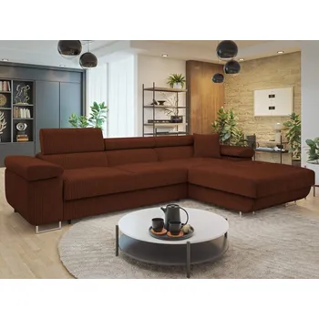 Sedací souprava Rohová rozkládací sedačka Torezio Mini S, Potah: Poso 39, Strana: pravá MIRJAN 5903211315961