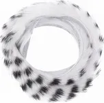 Hends Proužky Králičí Kůže Zonker Barred White Black 4mm