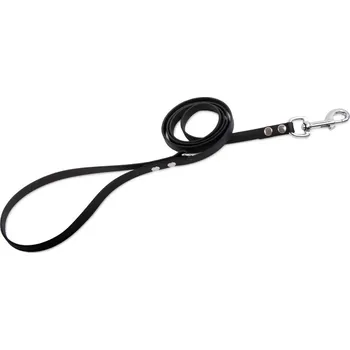 Vodítko pro psa FIREDOG BioThane vodítko 13mm 1,2m s ručkou a D-kroužkem Barva: Černá