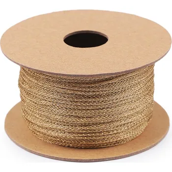 Lurexová šňůrka / provázek Ø1 mm, vánoční