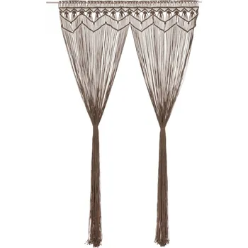 vidaXL Macramé závěs 140 x 240 cm bavlna [323976] Barva: taupe