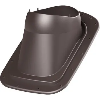 plechová krytina VILPE (Finsko) Průchodový prvek pro rovný plech CLASSIC VINO Barva: Hnědá