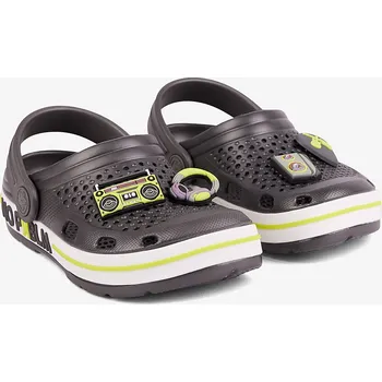 Chlapecké sandály COQUI LINDO Antracit/Citrus PRBLM + Amulet 30/31