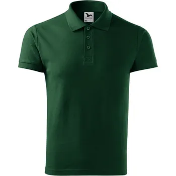 Pánské tričko MALFINI Polokošile Cotton 212, krátký rukáv, pánská MAL-212D314 M Zelená tmavá