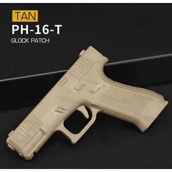 Nášivka 3D nášivka Glock - písková, Wosport