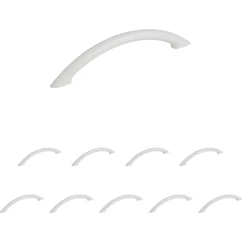 Walteco Nábytková úchytka Beta rozteč 128mm, plast, bílá Množství: 10 ks