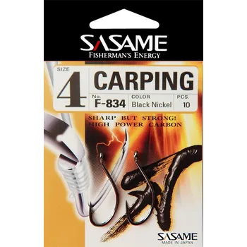 Rybářský háček Sasame - Háček Carping s očkem vel.6