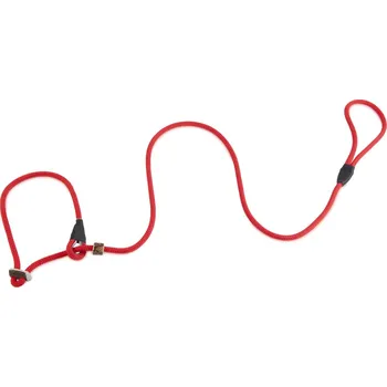 Vodítko pro psa Firedog Moxon vodítko Profi 8 mm 130 cm s dvojitým dorazem Barva: Červená