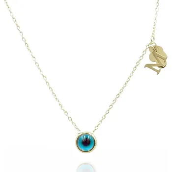 Náhrdelník Flamenco Mystique 14k Zlatem Pozlacený náhrdelník z nerezové oceli, světlý odstín zlata, délka 40 cm + 5 cm Regulace