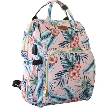 Přebalovací taška Flamenco Mystique Funkční Organizér do Vozíku Růžový, 42x26x19cm, Tkanina Oxford