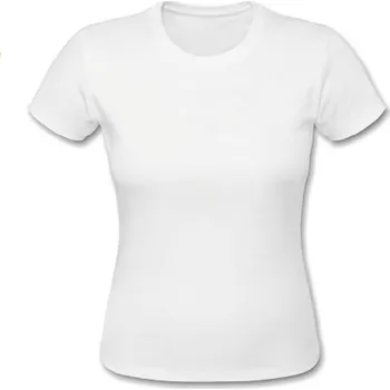 Dámské tričko Dámské tričko Cotton-Touch - M - bílé sublimace termotransfer