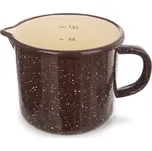ORION Hrnek s výlevkou a odměrkou 12 cm 1,2 l, BROWN
