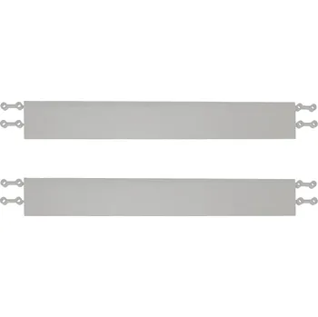 Dlažba SimpleJack Okrajová rovná lišta Terrasol 38 x 5 x 1 cm - šedá